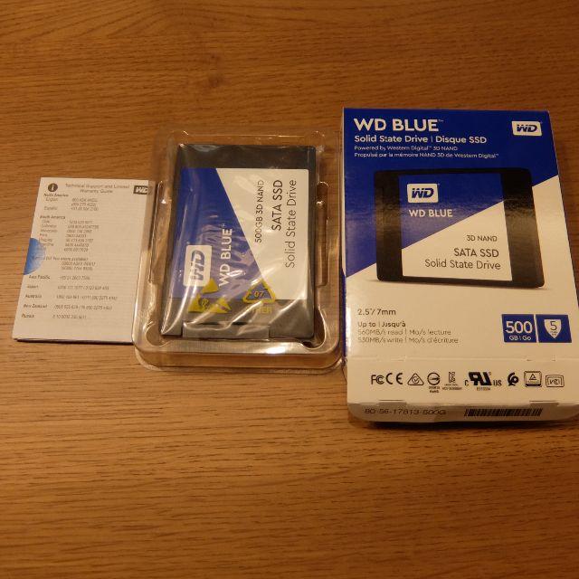 WD BLUE 500GB SSD (WDS500G2B0A)PC/タブレット