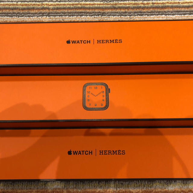 Apple Watch Hermes 5 44mm ブラック　未使用に近い美品