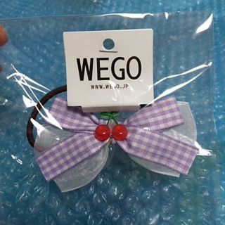 ウィゴー(WEGO)のさくらんぼとリボンのヘアゴム(ヘアゴム/シュシュ)