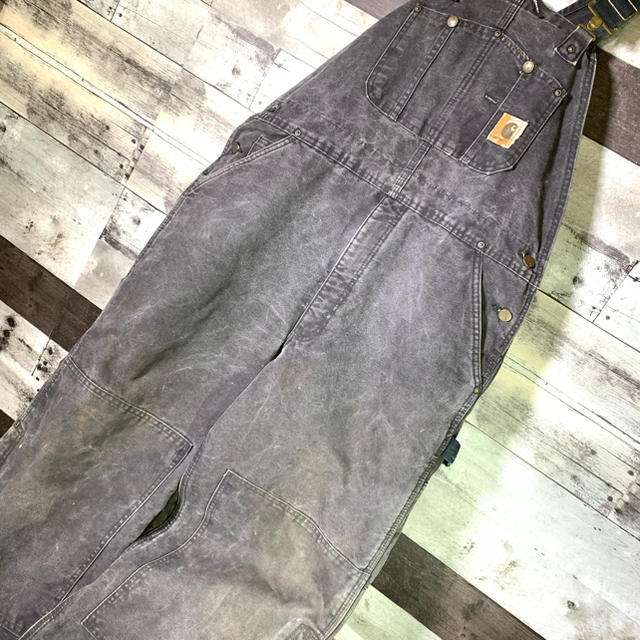 carhartt(カーハート)の【carhartt】カーハート  USA製ビンテージ オーバーオール サロペット メンズのパンツ(サロペット/オーバーオール)の商品写真