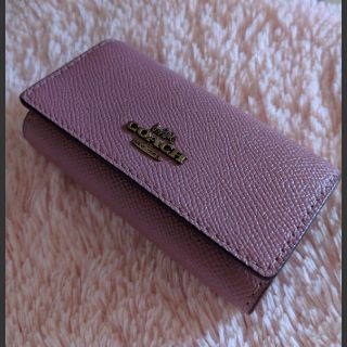 コーチ(COACH)のCOACH キーケース (ピンク)(キーケース)