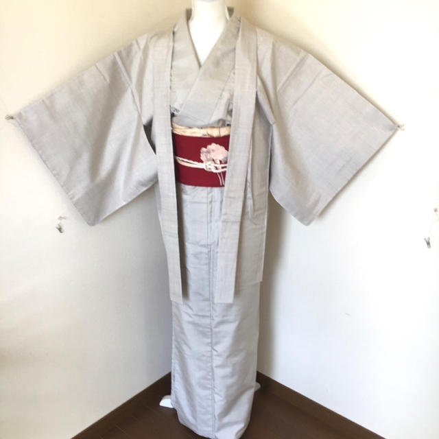 着物 大島紬 白大島 アンサンブル 亀甲柄-eastgate.mk