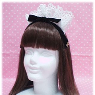 アンジェリックプリティー(Angelic Pretty)のholyリボンメイドカチューシャ(バレッタ/ヘアクリップ)