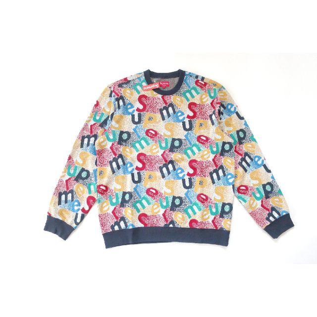 Supreme Scatter Text Crewneck Lsize