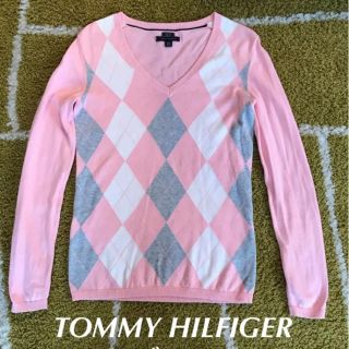 トミーヒルフィガー(TOMMY HILFIGER)のトミーヒルフィガー レディースアーガイルニット(ニット/セーター)