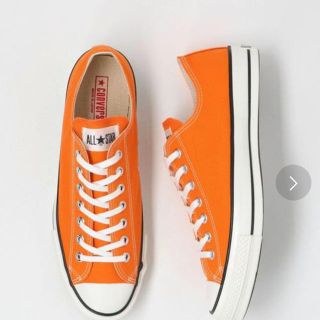 コンバース(CONVERSE)のコンバース オレンジ 23.5 新品(スニーカー)