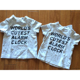 エイチアンドエム(H&M)の赤ちゃんTシャツ　2枚　H&M(Ｔシャツ)