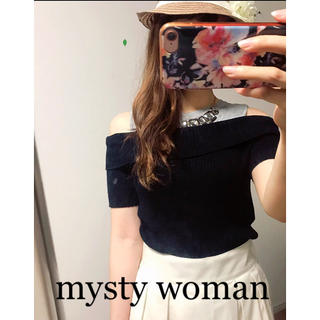 ミスティウーマン(mysty woman)の☆mysty woman☆ミスティウーマン❤︎肩開きトップス(カットソー(半袖/袖なし))