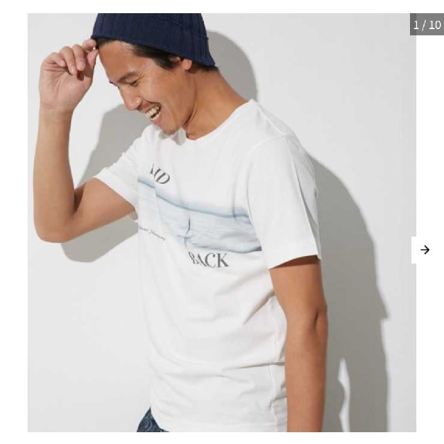AZUL by moussy(アズールバイマウジー)のAZULbymoussy　Tシャツ メンズのトップス(Tシャツ/カットソー(半袖/袖なし))の商品写真
