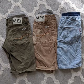 エムピーエス(MPS)のハーフパンツ3本セット♪ライトオン　130cm(パンツ/スパッツ)