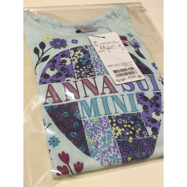 ANNA SUI mini(アナスイミニ)の新品・未使用❃ANNA SUI mini ネコ気球花プリントTシャツ 120 キッズ/ベビー/マタニティのキッズ服女の子用(90cm~)(Tシャツ/カットソー)の商品写真