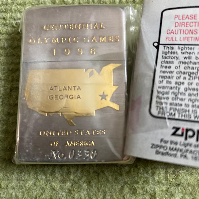 ZIPPO(ジッポー)の[新品未使用]ジッポ zippo シルバーライター　アトランタオリンピック メンズのファッション小物(タバコグッズ)の商品写真