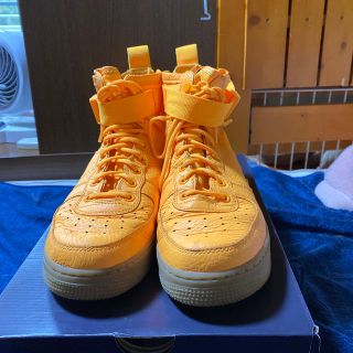 ナイキ(NIKE)のナイキ　SF AF1 MID LASER ORANGE 25.5cm(スニーカー)