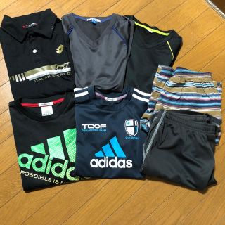 アディダス(adidas)の男子150Tシャツと140短パンセット(Tシャツ/カットソー)