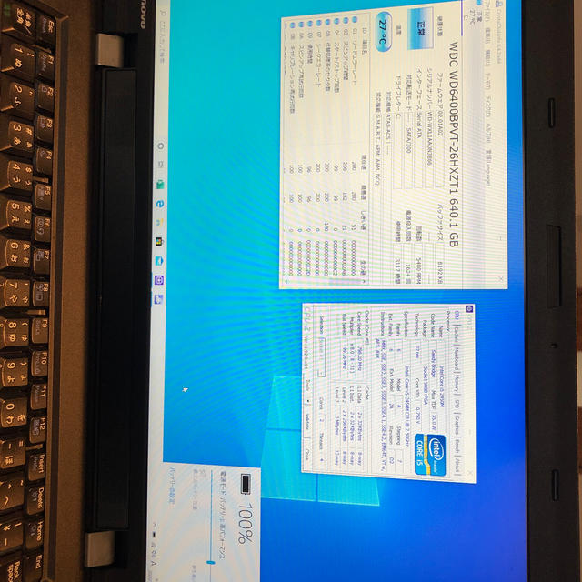 ノートパソコン Lenovo L520 Windows10 i5 バッテリー新品