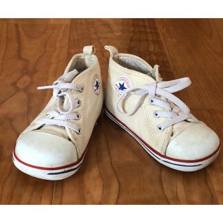 コンバース(CONVERSE)の6ヶ月〜1歳半位＊コンバース ハイカット スニーカー＊14.0cm＊アイボリー(スニーカー)