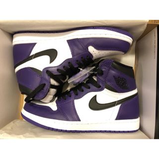 ナイキ(NIKE)のNike Air Jordan 1 Court Purple エア ジョーダン1(スニーカー)