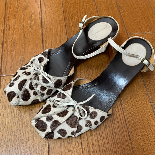 TSUMORI CHISATO(ツモリチサト)のツモリチサト アニマル柄 ミュール レディースの靴/シューズ(ミュール)の商品写真
