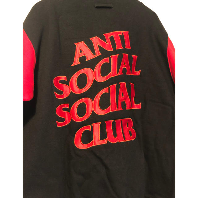 ANTI(アンチ)のANTI SOCIAL SOCIAL CLUB スウェットスタジャン XL メンズのジャケット/アウター(スタジャン)の商品写真