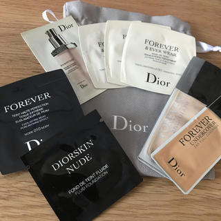 ディオール(Dior)の【Dior】ファンデーション&下地サンプル&巾着(サンプル/トライアルキット)
