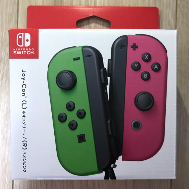 Nintendo Switch - Joy-Con／ネオングリーン・ネオンピンクの通販 by 