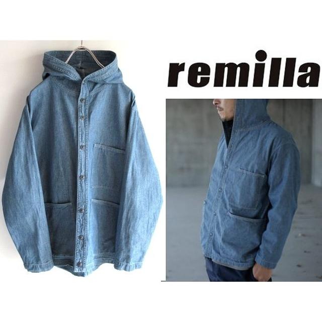 美品 完売 REMILLA 19SS ダンガリーカイトフード M