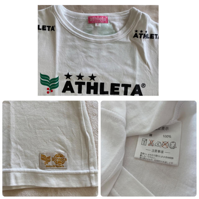 ATHLETA(アスレタ)のみーちゃん様専用アスレタATHLETATシャツ　F レディースのトップス(Tシャツ(半袖/袖なし))の商品写真