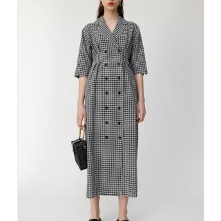 マウジー(moussy)の♡さん専用　MOUSSY /TAILOR COLLAR CHECK シャツドレス(ロングワンピース/マキシワンピース)