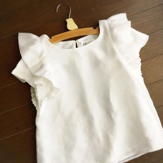 エイチアンドエム(H&M)の【送料無料】H＆M女子フリルブラウス/120～130cm(ブラウス)