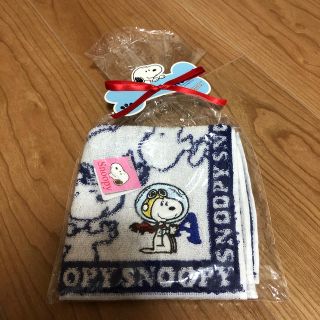 スヌーピー(SNOOPY)の値下げします！スヌーピー イニシャルA ハンドタオル(ハンカチ)