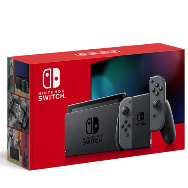 Nintendo Switch(ニンテンドースイッチ)の Nintendo Switch 本体 (ニンテンドースイッチ) グレー  エンタメ/ホビーのゲームソフト/ゲーム機本体(家庭用ゲーム機本体)の商品写真