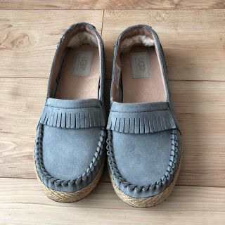 アグ(UGG)のUGG  モカシン　グレー(スリッポン/モカシン)