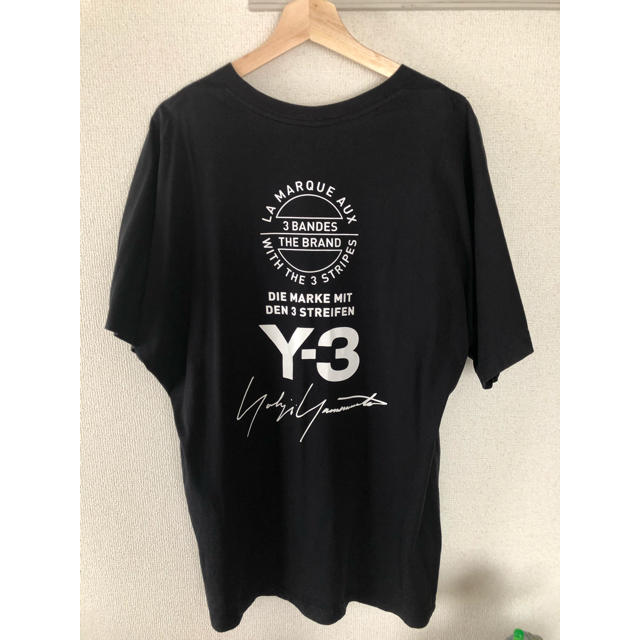 ワイスリー/Y-3 18SS ロゴ プリント 半袖 クルーネック Tシャツ