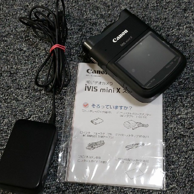 流行に 値下げ中 広角撮影可能 小型ビデオカメラ Canon iVIS mini X