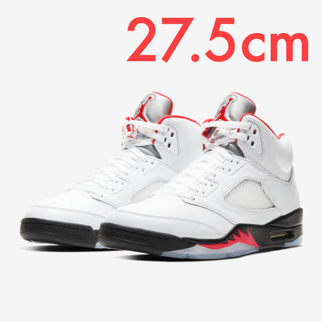 AIR JORDAN 5 RETRO FIRE RED US9.5 27.5cm