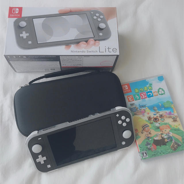 任天堂 switch lite ドウブツノ森 グレー スイッチライト