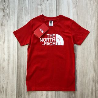 ザノースフェイス(THE NORTH FACE)の【海外限定】TNF ノースフェイス　キッズ　ロゴTシャツ　レッド　140cm(Tシャツ/カットソー)