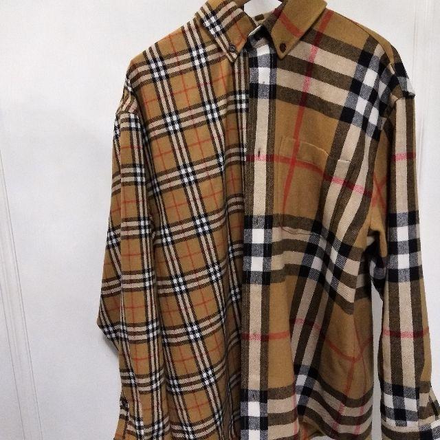 今ならほぼ即納！ BURBERRY - シャツ サイズＬ Rubchinskiy Gosha x