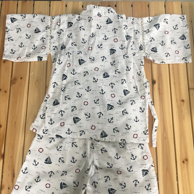 専用☻甚平　サイズ110 キッズ/ベビー/マタニティのキッズ服男の子用(90cm~)(甚平/浴衣)の商品写真