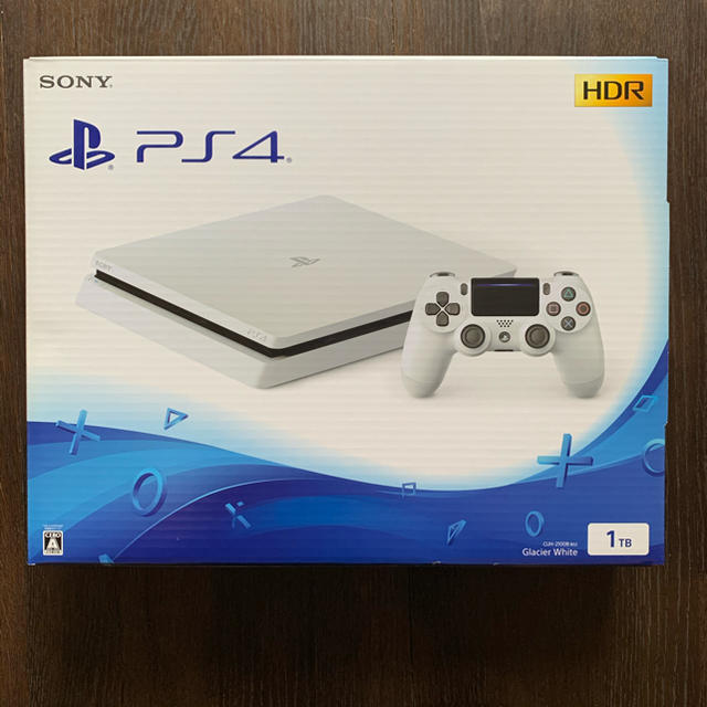 PlayStation4 1TB グレイシャー・ホワイト 新品未使用！