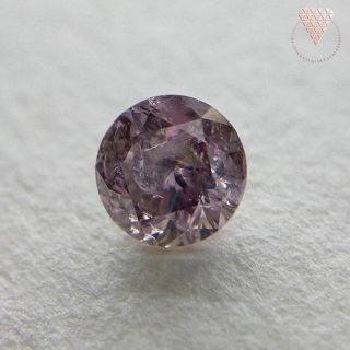 0.210 ct F.Dp B.Pur.Pink 天然 ピンク ダイヤモンド(リング(指輪))