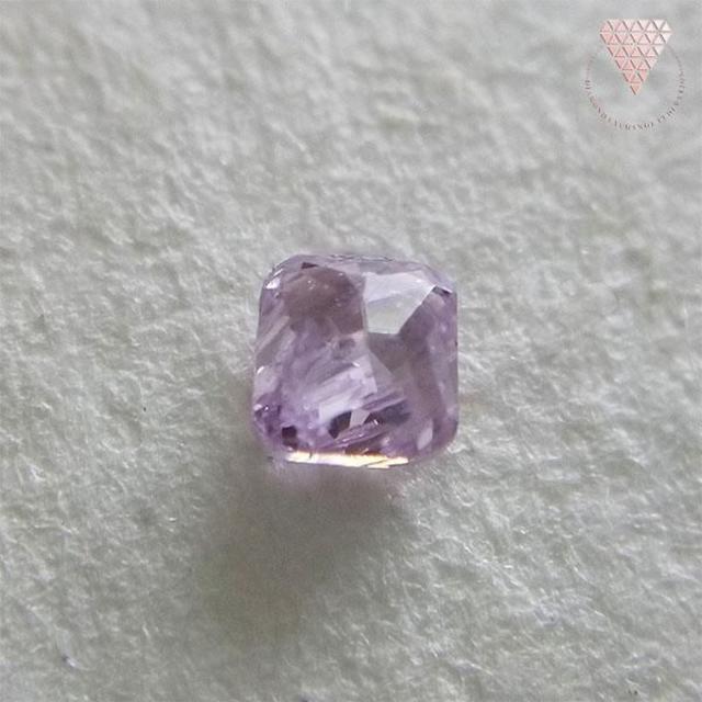 0.072 ct F. Pink Purple 天然 パープル ダイヤモンド レディースのアクセサリー(リング(指輪))の商品写真