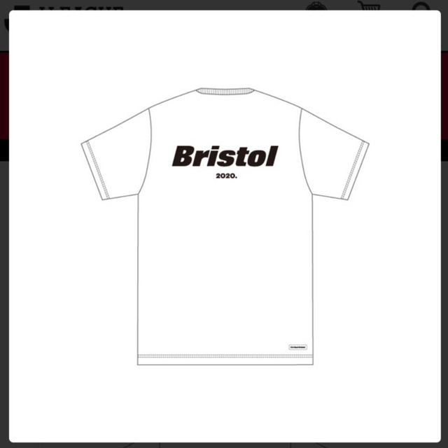 F.C.R.B.(エフシーアールビー)のF.C.Real Bristol JリーグコラボTシャツ 川崎フロンターレ 白 メンズのトップス(Tシャツ/カットソー(半袖/袖なし))の商品写真