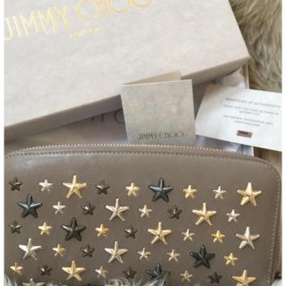ジミーチュウ JIMMY CHOO 長財布 スタッズ 黒 お値下げ可能