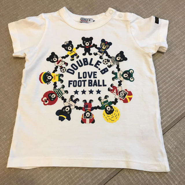 DOUBLE.B(ダブルビー)の【美品】ダブルB  Tシャツ キッズ/ベビー/マタニティのキッズ服男の子用(90cm~)(Tシャツ/カットソー)の商品写真