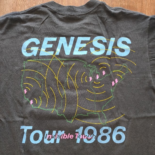 ヴィンテージ当時物1986年ジェネシスGENESISフィルコリンズTシャツ メンズのトップス(Tシャツ/カットソー(半袖/袖なし))の商品写真