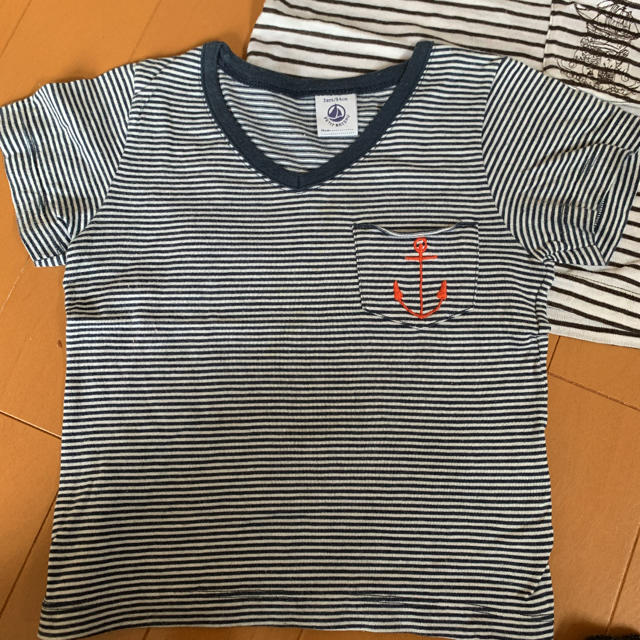 PETIT BATEAU(プチバトー)の【プチバトー】Tシャツ キッズ/ベビー/マタニティのキッズ服男の子用(90cm~)(Tシャツ/カットソー)の商品写真