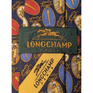 ロンシャン(LONGCHAMP)の【LONCCHAMP】美品　ネクタイ　高級感ある総柄(ネクタイ)