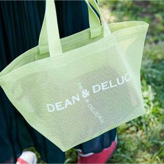 ディーンアンドデルーカ(DEAN & DELUCA)の【完売品】ディーン&デルーカ メッシュトートバッグ ライムグリーン Sサイズ(トートバッグ)