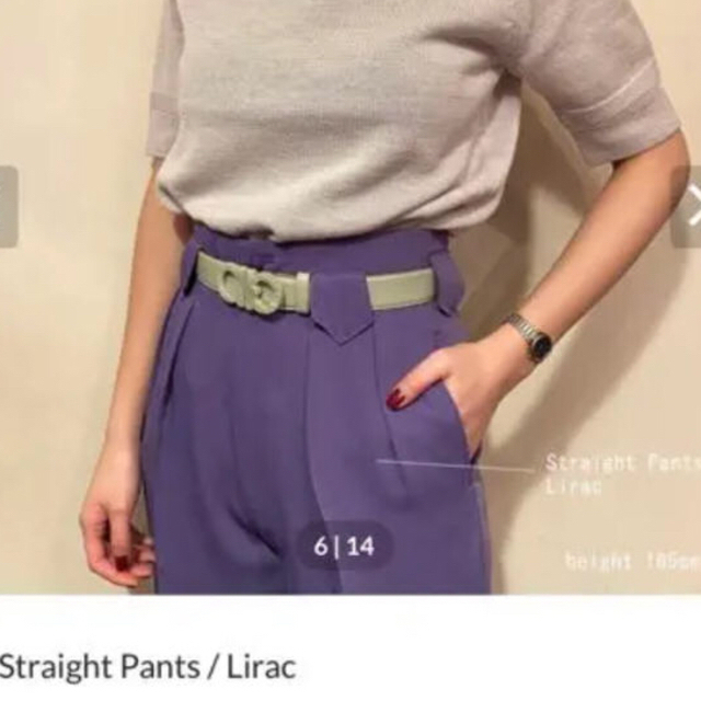 slow  カラーパンツ　Straight Pants / Lirac 1